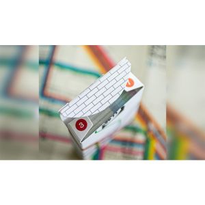 Foto WHITE EDITION FULTON STREET MTA PLAYING CARDS (1972 VIGNELLI MAP EDITION)