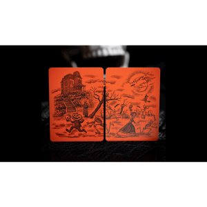 Foto OCTOBER V2 PUMPKIN ORANGE PLAYING CARDS