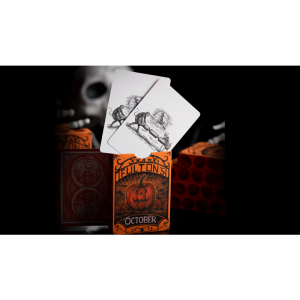 Foto OCTOBER V2 PUMPKIN ORANGE PLAYING CARDS