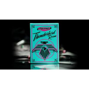 Foto FULTON'S THUNDERBIRD ROOM TURQUOISE EDITION PLAYING CARDS