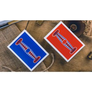 Foto Modern Feel Jerry's Nuggets Gaff (Blue and Red) Playing Cards