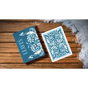 Foto Leaves Winter (Blue) Playing Cards by Dutch Card House Company (VT)