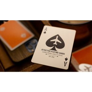 Foto Lounge Edition in Hangar (Orange)  by Jetsetter Playing Cards