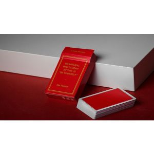 Foto Magic Notebook Deck - Limited Edition (Red) by The Bocopo Playing Card Company