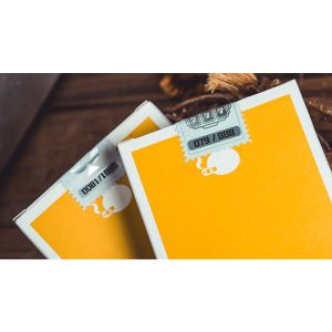 Foto Gilded Milk Casino Deck (Silver) by Bacon Playing Card Company