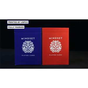 Foto Mindset Duo 1 Red and 1 Blue Set Playing Cards (Marked) by Anthony Stan (VT)