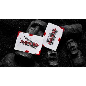 Foto Moai Red Edition Playing Cards by Bocopo (VT)