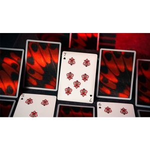Foto Morpho V2 (Carmine) Playing Cards by TCC Fashion