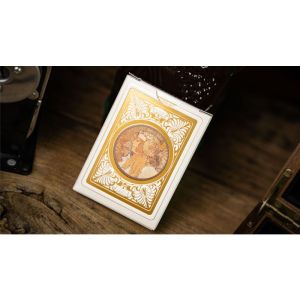 Foto Mucha Gismonda Standard Gold Edition Playing Cards by TCC