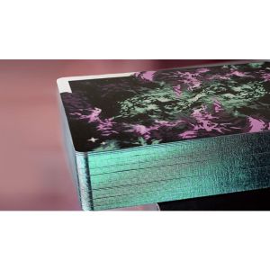 Foto Gilded Nebula Stellar Green Playing Cards (green star) (VT)
