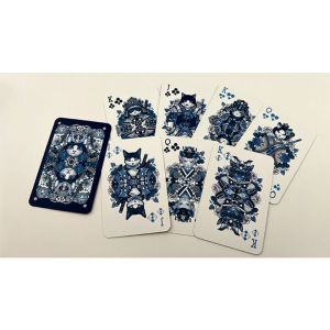 Foto Neko Samurai (Mini Blue) Playing Cards