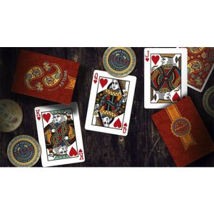 Foto Paisley Poker Red Playing Cards by by Dutch Card House Company (VT)
