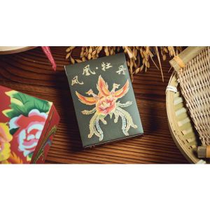 Foto Phoenix and Peony (Green) Playing Cards by Bacon Playing Card Company