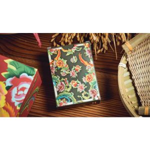 Foto Phoenix and Peony (Green) Playing Cards by Bacon Playing Card Company