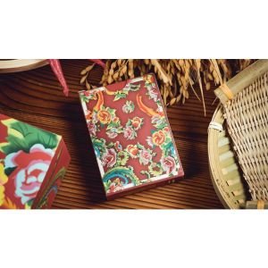 Foto Phoenix and Peony (Red) Playing Cards by Bacon Playing Card Company