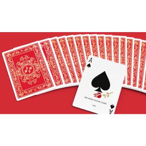 Foto Red Roses Gold Foil Playing Cards (Fully Marked)
