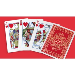Foto Red Roses Gold Foil Playing Cards (Fully Marked)