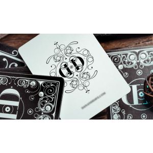 Foto Smoke & Mirror (Mirror- Black) Deluxe Limited Edition Playing Cards by Dan & Dave (VT)
