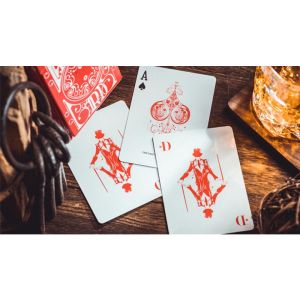 Foto Smoke & Mirrors V8, Red (Standard) Edition Playing Cards by Dan & Dave (VT)