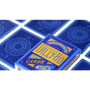 Foto Tally Ho Blue (Circle) MetalLuxe Playing Cards by US Playing Cards