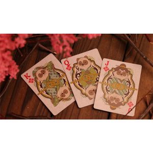 Foto Tanuki Yukaku (Oiran-Dochu) Playing Cards
