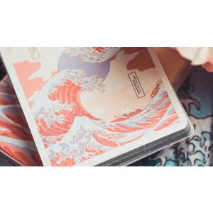 Foto The Great Wave off Kanagawa V3 (Autumn Maple / Peachy Pink) Playing Cards