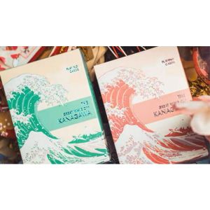 Foto The Great Wave off Kanagawa V3 (Autumn Maple / Peachy Pink) Playing Cards