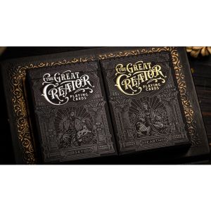 Foto The Great Creator: Earth (Gold Foil) Edition Playing Cards by Riffle Shuffle