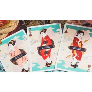 Foto The Great Wave off Kanagawa V3 (Fresh Spring / Peppermint Green) Playing Cards