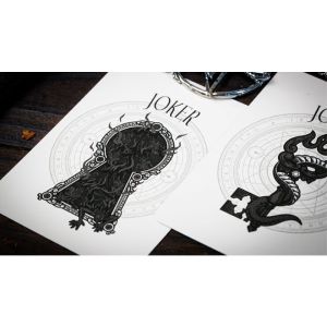 Foto The Keys of Solomon: Silver Spirituum Playing Cards by Riffle Shuffle