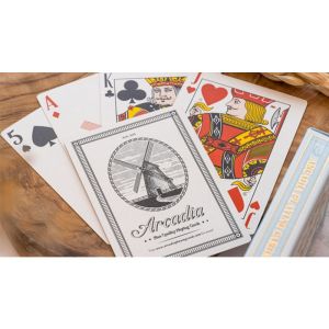 Foto The Windmill Back (Azure Blue Edition) Playing Cards (VT)