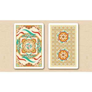 Foto Three Rabbits with Ears Playing Cards