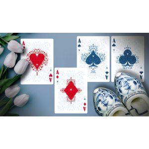 Foto White Tulip Playing Cards Dutch Card House Company