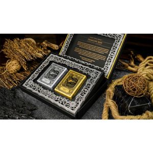 Foto Vermilion Bird Black Gold Box Set by Ark Playing Cards