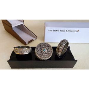 Foto Coin Vault Case and Display Set (Brown)