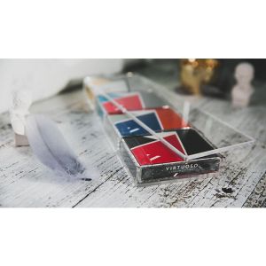 Foto Crystal Playing Card Display 4 Deck Case by TCC