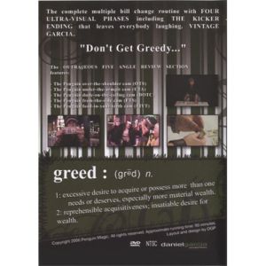 Foto Greed by Daniel Garcia - DVD