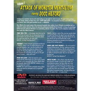 Foto Docc Hilford:  Attack Of Monster Mentalism  Volume 1 - DVD (VT)