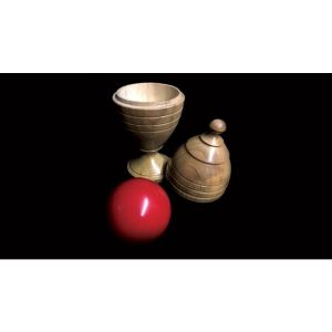 Foto Deluxe Wooden Ball Vase by Merlins Magic - Trick (VT)
