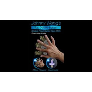 Foto Johnny Wong's Double Face Super Triple Coin (Eisenhower Dollar Size) by Johnny Wong