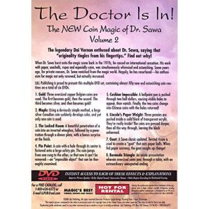 Foto The Doctor Is In - The New Coin Magic of Dr. Sawa Vol 2 - DVD