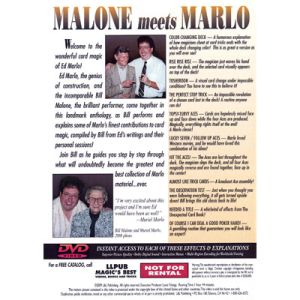 Foto Malone Meets Marlo #5 by Bill Malone - DVD