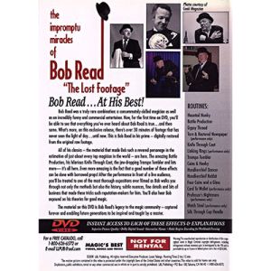 Foto The Impromptu Miracles of Bob Read The Lost Footage by L&L Publishing - DVD