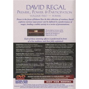 Foto Premise Power & Participation Vol. 2 by David Regal and L & L Publishing - DVD