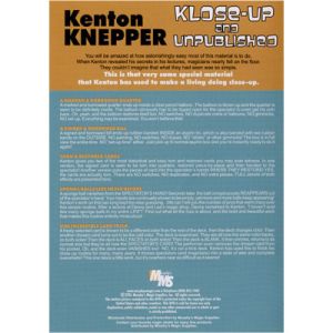 Foto Klose-Up And Unpublished by Kenton Knepper - DVD