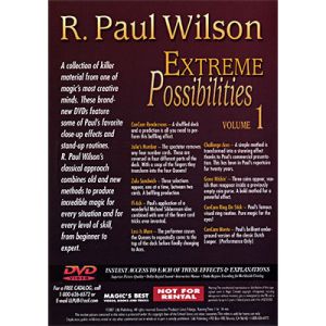 Foto Extreme Possibilities Volume 1 by R. Paul Wilson - DVD