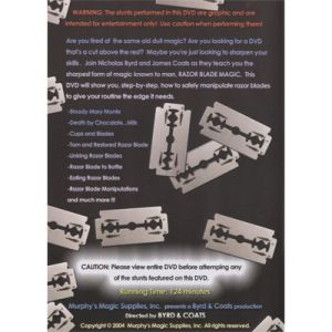 Foto Razor Blade Magic by Byrd & Coats - DVD