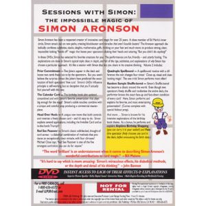 Foto Sessions With Simon: The Impossible Magic Of Simon Aronson Volume 2 - DVD