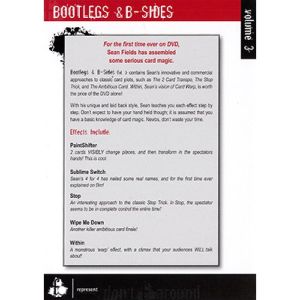 Foto Bootlegs and B-Sides - Volume 3 by Sean Fields - DVD