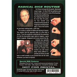 Foto Radical Dice Routine (With Dice) by Sol Stone - DVD